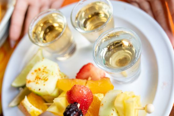Maria's Fruit & Shot Tray