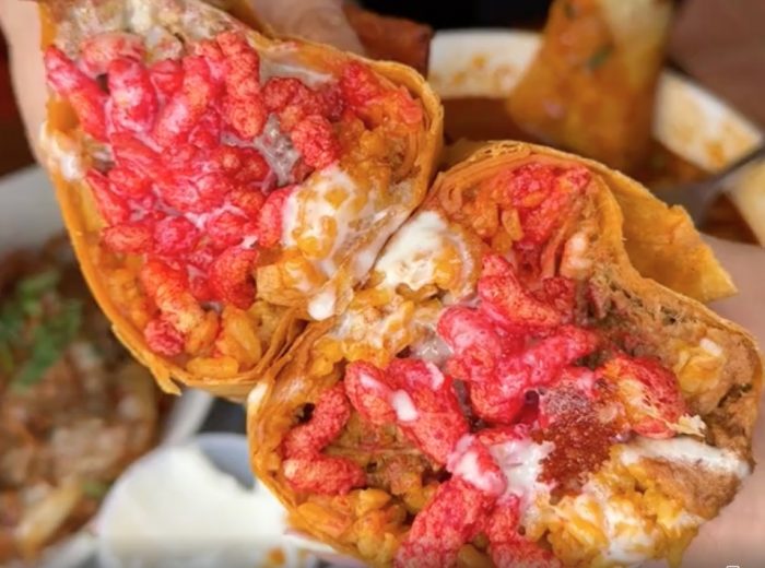 Hot Cheetos Burrito